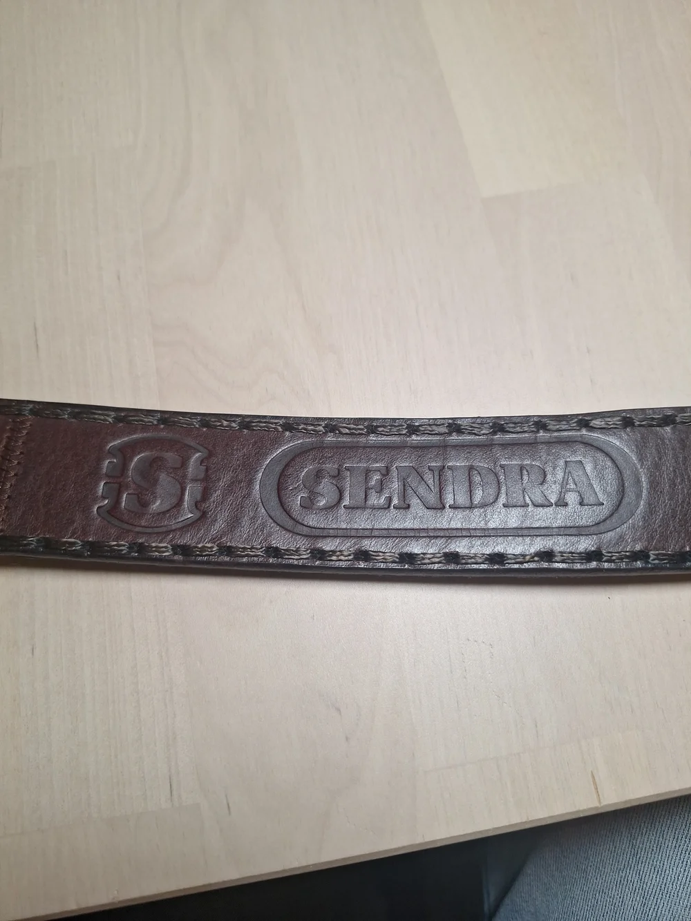 SENDRA Leopard Print Hair-on Leather Belt - Brown/Black Size 38 (eu 100)